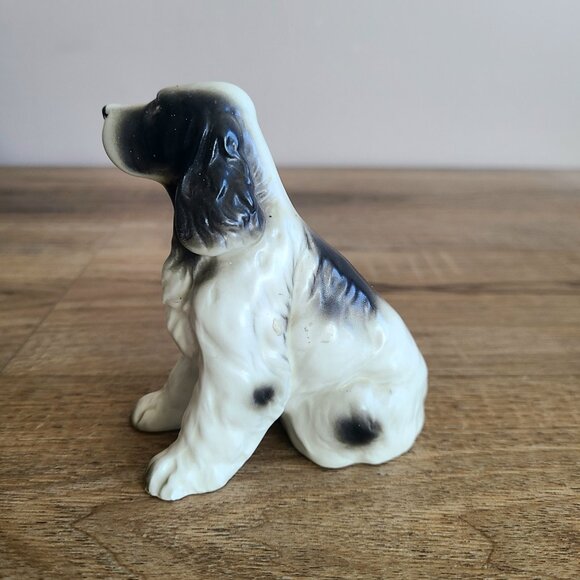 Vintage porcelain Spaniel dogs figurine. - Picture 3 of 6